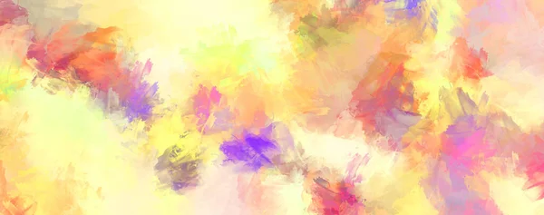 Fondo Pantalla Vibrante Colorido Artística Fondo Abstracto Pintado Cepillado Pincelada — Foto de Stock