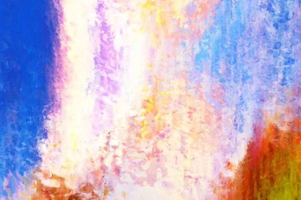 Modern sanat. Renkli çağdaş sanat eserleri. Renkli boya darbeleri. Soyut arkaplanda fırça darbeleri. Fırça boyası. Eşsiz duvar sanatı.