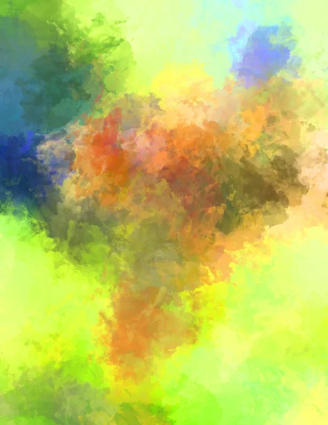 Artistic vibrant and colorful wallpaper.Brushed Painted Abstract Background. Brush stroked painting.