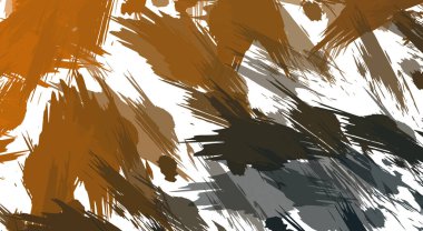 Renkli fırça darbelerinin 2B çizimi. Dekoratif doku resmi. Canlı boya desenli arka plan. Kaotik fırça darbeleri resim.