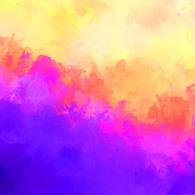 Boya darbeleri. 2D İllüstrasyon. Taranmış Boyalı Soyut Arkaplan. Fırça darbesi ile boyanmış. Modern sanat.