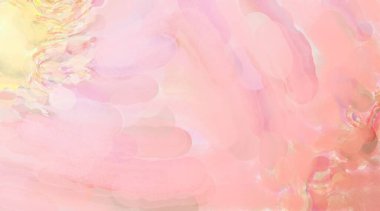 Pastel renklerde suluboya resim. Poster, duvar sanatı, afiş, kart, kitap kapağı ya da ambalaj için rahatlatıcı kompozisyonun yumuşak renkli çizimi. Modern fırça darbeleri resim.