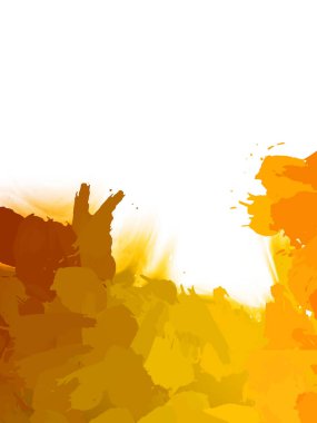 Taranmış Boyalı Soyut Arkaplan. Vahşi kaotik fırça darbeleri. Boya darbeleri. 2D İllüstrasyon. Fırça darbeli resim. 