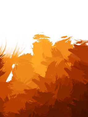 Taranmış Boyalı Soyut Arkaplan. Vahşi kaotik fırça darbeleri. Boya darbeleri. 2D İllüstrasyon. Fırça darbeli resim. 