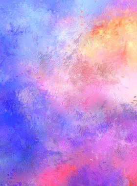 Sanatsal canlılık ve renkli duvar kağıdı. Taranmış Soyut Arkaplan. Fırça darbeli resim. 