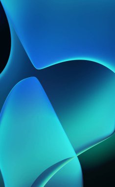 Soyut arkaplan. Değişken renk değişim dalgaları, dinamik hareketlerle. Işık dalgalarının neon renkli soyut tasarımı. Duvar kağıdı, afiş, arkaplan, kart, kitap illüstrasyonu, web sitesi.