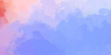 Taranmış Boyalı Soyut Arkaplan. Vahşi kaotik fırça darbeleri. Boya darbeleri. 2D İllüstrasyon. Fırça darbeli resim.