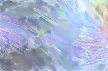 Suluboya fırça darbeleri. Modern sanat. Soyut doku. 2D çizim. Yüzeyde etkileyici el yapımı suluboya. Renkli bir fon. Çok renkli arkaplan. Çağdaş duvar sanatı. 