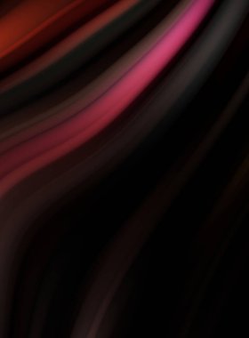 Siyah arka planda renkli düz çizgiler. Sıvı ve sıvı renkli dalgalar karanlıkta akıyor. Duvar kağıdı, afiş, arkaplan, kart, kitap, kapak, poster, afiş, broşür