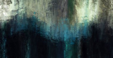 Modern sanat. Renkli çağdaş sanat eserleri. Renkli boya darbeleri. Soyut arkaplanda fırça darbeleri. Fırça boyası. Eşsiz duvar sanatı.