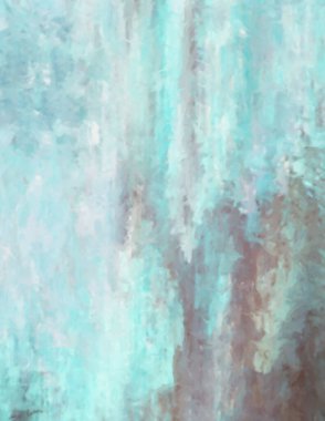 Modern sanat. Renkli çağdaş sanat eserleri. Renkli boya darbeleri. Soyut arkaplanda fırça darbeleri. Fırça boyası. Eşsiz duvar sanatı.