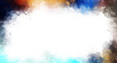 Modern sanat. Taranmış Boyalı Soyut Arkaplan. Fırça darbesi ile boyanmış. Boya darbeleri. 2B Görüntü