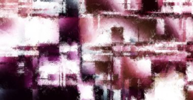 Modern sanat. Renkli çağdaş sanat eserleri. Renkli boya darbeleri. Soyut arkaplanda fırça darbeleri. Fırça boyası. Eşsiz duvar sanatı.