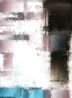 Modern sanat. Renkli çağdaş sanat eserleri. Renkli boya darbeleri. Soyut arkaplanda fırça darbeleri. Fırça boyası. Eşsiz duvar sanatı.