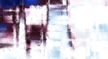 Modern sanat. Renkli çağdaş sanat eserleri. Renkli boya darbeleri. Soyut arkaplanda fırça darbeleri. Fırça boyası. Eşsiz duvar sanatı.