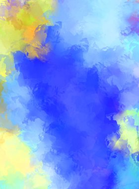 Sanatsal soyut arkaplan. Doku boyalı duvar kağıdı. Boya darbeleriyle yaratıcı bir illüstrasyon. Fırça desenli resim.