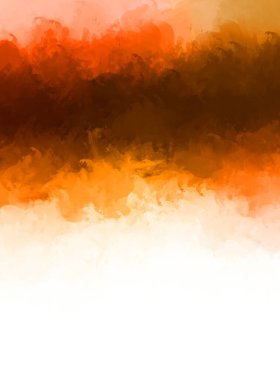 Yaratıcı soyut resim. Artistik fırça darbeleriyle donatılmış. Renkli ve canlı bir illüstrasyon. boyalı sanat.