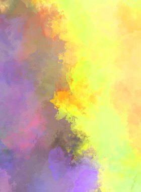 Sanatsal soyut arkaplan. Doku boyalı duvar kağıdı. Boya darbeleriyle yaratıcı bir illüstrasyon. Fırça desenli resim.