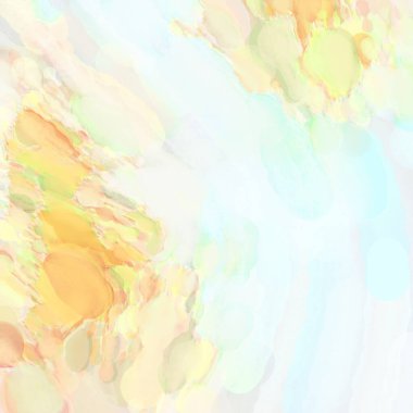 Soyut doku. Yüzeyde etkileyici el yapımı suluboya. Suluboya fırça darbeleri. Modern sanat. Çok renkli arkaplan. Çağdaş duvar sanatı. Renkli bir fon. 2d illüstrasyon.