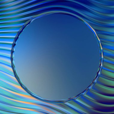 Soyut çerçeveli arkaplan. Renkli, canlı, dalgalı bir duvar kağıdı. Merkezi çerçeveli yaratıcı grafik 2d çizim. Dinamik şekilli modaya uygun sıvı örtüsü.