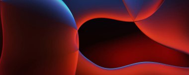 Soyut arkaplan. Değişken renk değişim dalgaları, dinamik hareketlerle. Işık dalgalarının neon renkli soyut tasarımı. Duvar kağıdı, afiş, arkaplan, kart, kitap illüstrasyonu, web sitesi.