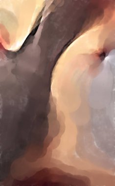 Modern sanat. Renkli çağdaş sanat eserleri. Renkli boya darbeleri. Soyut arkaplanda fırça darbeleri. fırça boyası.