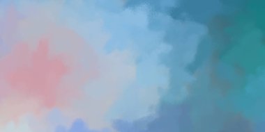 Fırça darbesi ile boyanmış. Sanatsal canlılık ve renkli duvar kâğıdı. Kaotik resim. Taranmış Boyalı Soyut Arkaplan. 