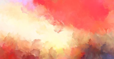 Sanatsal soyut arkaplan. Doku boyalı duvar kağıdı. Boya darbeleriyle yaratıcı bir illüstrasyon. Fırça desenli resim.