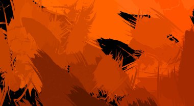 Sanatsal soyut arkaplan. Doku boyalı duvar kağıdı. Boya darbeleriyle yaratıcı bir illüstrasyon. Fırça desenli resim.