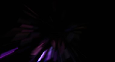 Işık parçacık izleri. Parlayan parçacıkları ve çizgileri olan ışık patlaması yıldızı. Güzel hareketli soyut ışın arkaplanı.