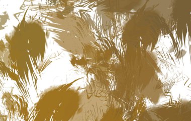 Renkli fırça darbelerinin 2B çizimi. Dekoratif doku resmi. Canlı boya desenli arka plan. Kaotik fırça darbeleri resim.