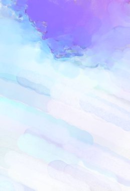 Taranmış Boyalı Soyut Arkaplan. Fırça darbesi ile boyanmış. Boya darbeleri. 2B Görüntü.