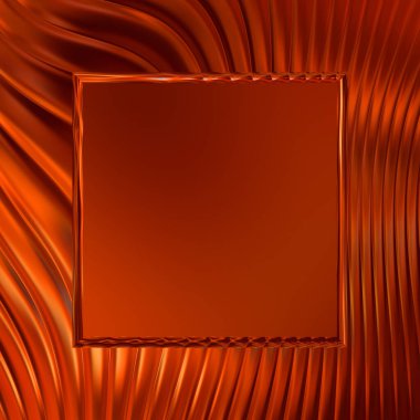 Soyut çerçeveli arkaplan. Renkli, canlı, dalgalı bir duvar kağıdı. Merkezi çerçeveli yaratıcı grafik 2d çizim. Dinamik şekilli modaya uygun sıvı örtüsü.