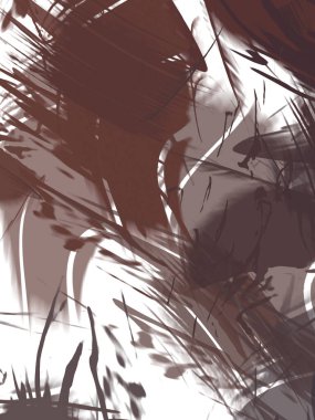 Renkli fırça darbelerinin soyut arkaplanı. fırçalanmış canlı duvar kağıdı. resmedilmiş sanat eseri. Eşsiz ve yaratıcı illüstrasyon.