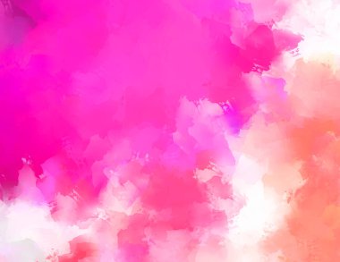 Yaratıcı soyut resim. Artistik fırça darbeleriyle donatılmış. Renkli ve canlı bir illüstrasyon. boyalı sanat.