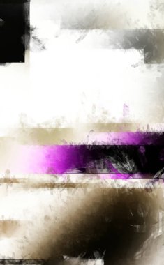 Modern sanat. Renkli çağdaş sanat eserleri. Renkli boya darbeleri. Soyut arkaplanda fırça darbeleri. Fırça boyası. Eşsiz duvar sanatı.