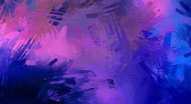 Renkli fırça darbelerinin soyut arkaplanı. fırçalanmış canlı duvar kağıdı. resmedilmiş sanat eseri. Eşsiz ve yaratıcı illüstrasyon.