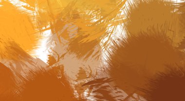 Renkli fırça darbelerinin soyut arkaplanı. fırçalanmış canlı duvar kağıdı. resmedilmiş sanat eseri. Eşsiz ve yaratıcı illüstrasyon.