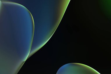 Soyut arkaplan. Değişken renk değişim dalgaları, dinamik hareketlerle. Işık dalgalarının neon renkli soyut tasarımı. Duvar kağıdı, afiş, arkaplan, kart, kitap illüstrasyonu, web sitesi.