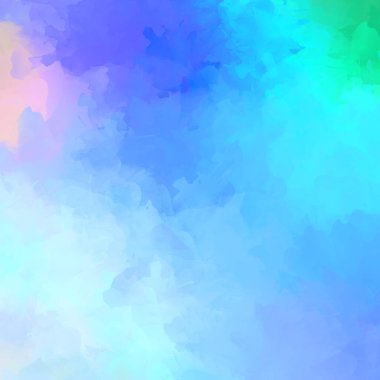 Yaratıcı soyut resim. Artistik fırça darbeleriyle donatılmış. Renkli ve canlı bir illüstrasyon. boyalı sanat.