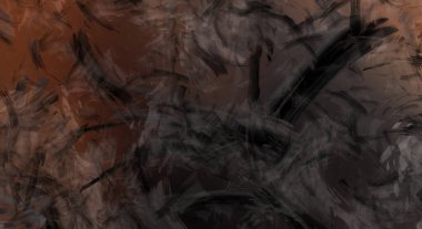 Modern sanat. Taranmış Boyalı Soyut Arkaplan. Fırça darbesi ile boyanmış. Boya darbeleri. 2B Görüntü