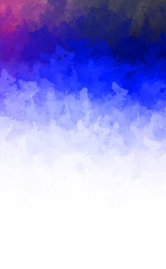 Renkli fırça darbelerinin 2D çizimi. Dekoratif desenli resim. canlı boya desenli arkaplan.