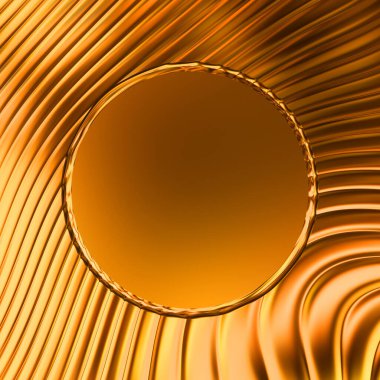 Soyut çerçeveli arkaplan. Renkli, canlı, dalgalı bir duvar kağıdı. Merkezi çerçeveli yaratıcı grafik 2d çizim. Dinamik şekilli modaya uygun sıvı örtüsü.