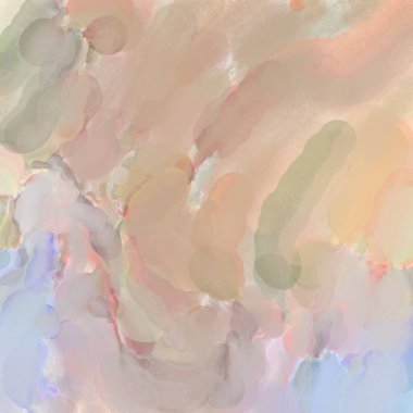 El yapımı sürreal soyut desenli suluboya. Modern sanatsal resim. 2D çizim. Arkaplan boyası karışımı. Yaratıcı duvar sanatı. Çağdaş sanat.