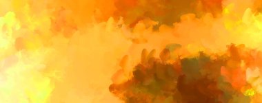 Renkli fırça darbelerinin 2D çizimi. Dekoratif desenli resim. canlı boya desenli arkaplan.