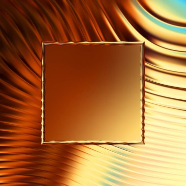 Soyut çerçeveli arkaplan. Renkli, canlı, dalgalı bir duvar kağıdı. Merkezi çerçeveli yaratıcı grafik 2d çizim. Dinamik şekilli modaya uygun sıvı örtüsü.