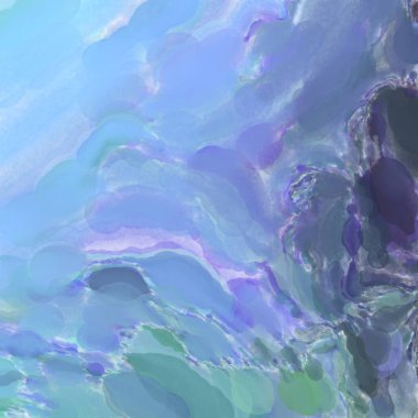 El yapımı sürreal soyut desenli suluboya. Modern sanatsal resim. 2D çizim. Arkaplan boyası karışımı. Yaratıcı duvar sanatı. Çağdaş sanat.