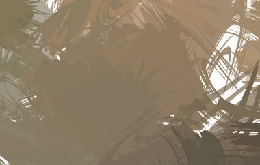 Sanatsal soyut arkaplan. Doku boyalı duvar kağıdı. Boya darbeleriyle yaratıcı bir illüstrasyon. Fırça desenli resim.