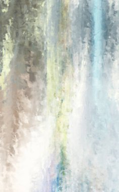 Modern sanat. Renkli çağdaş sanat eserleri. Renkli boya darbeleri. Soyut arkaplanda fırça darbeleri. Fırça boyası. Eşsiz duvar sanatı.