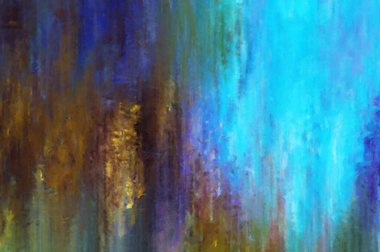 Modern sanat. Renkli çağdaş sanat eserleri. Renkli boya darbeleri. Soyut arkaplanda fırça darbeleri. Fırça boyası. Eşsiz duvar sanatı.